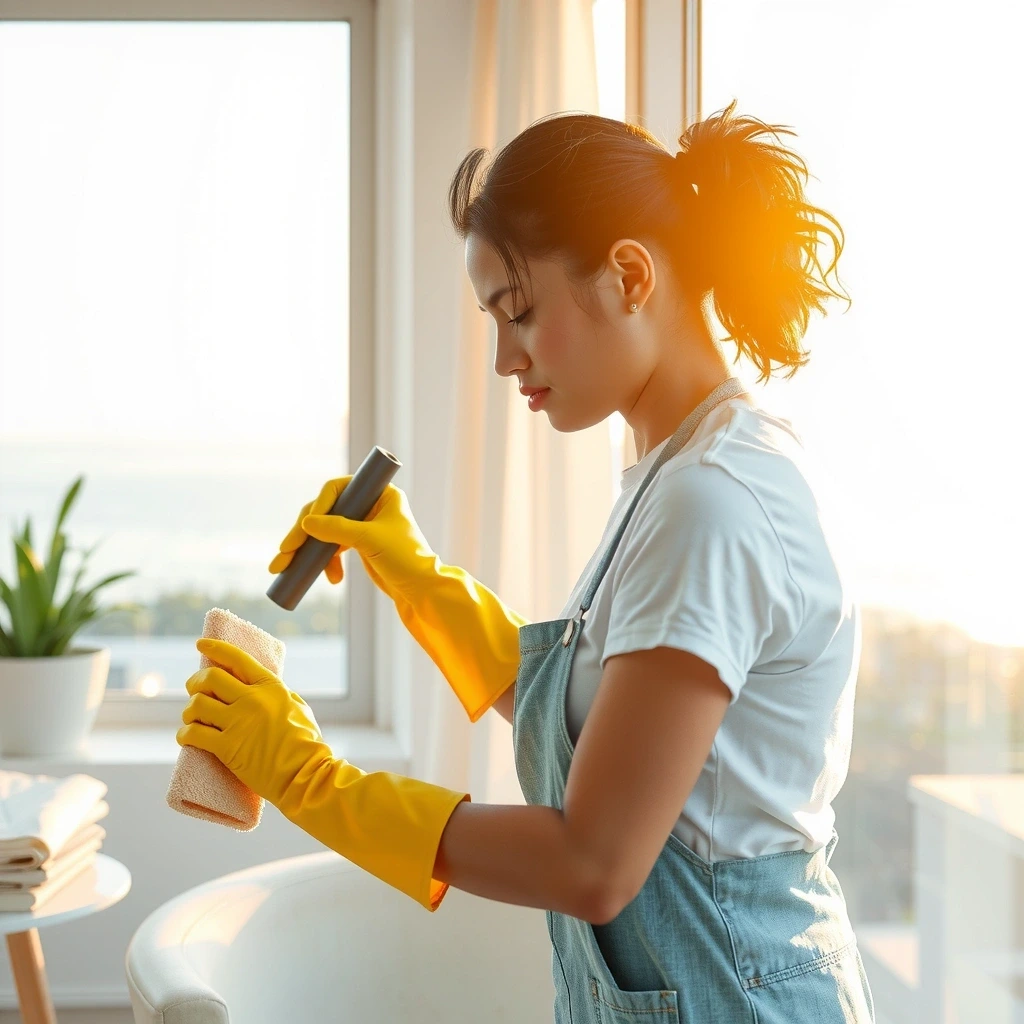 Spotless window cleaning result