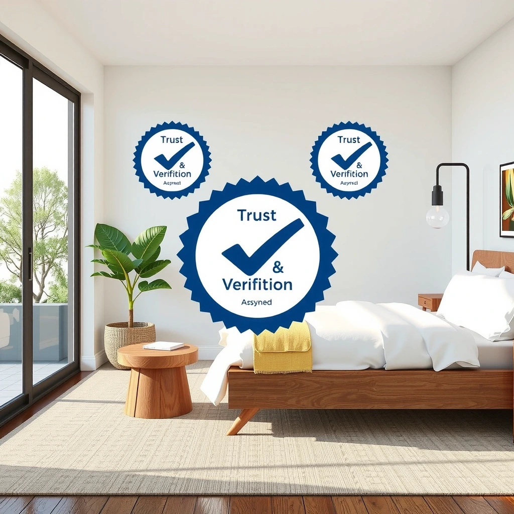 Trust and Verification Badge Cluster